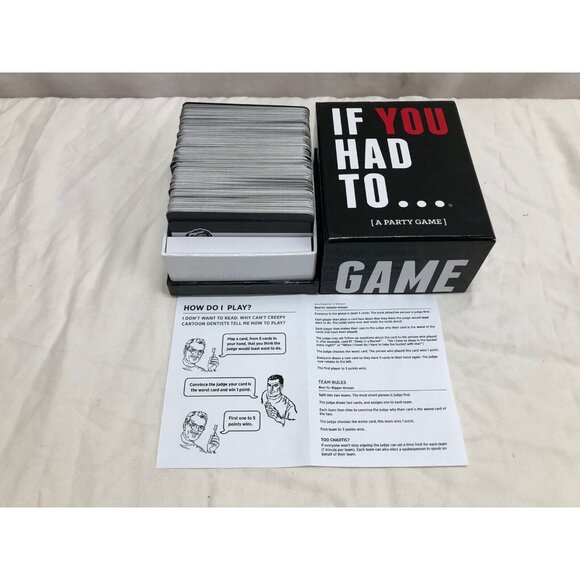 IF YOU HAD TO - PARTY GAME FOR ADULTS - Picture 3 of 3